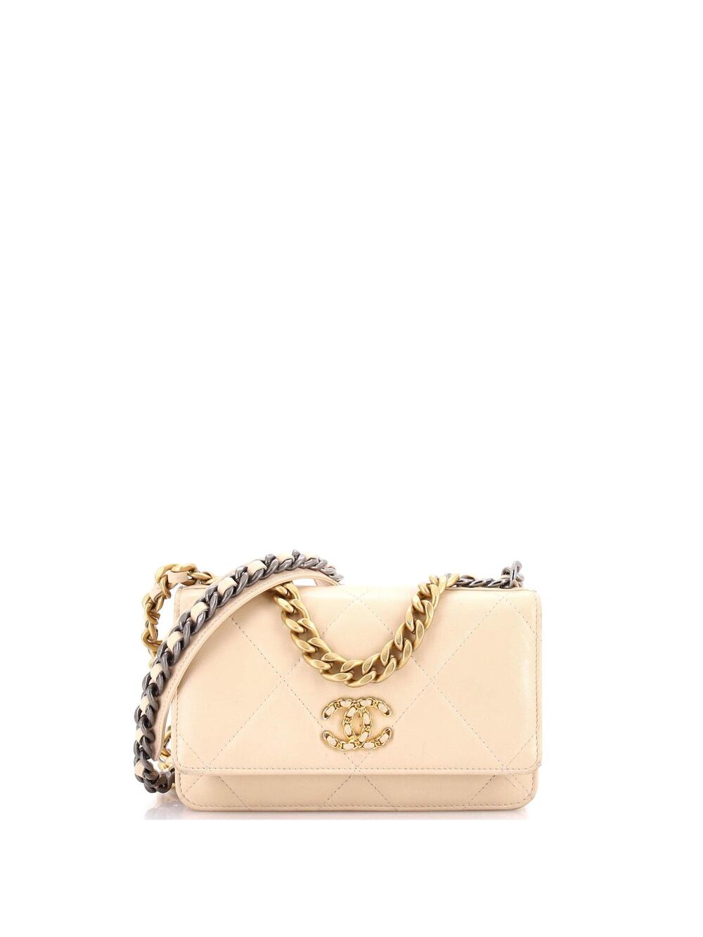 Chanel 19 Wallet On Chain Quilted #281909C31B